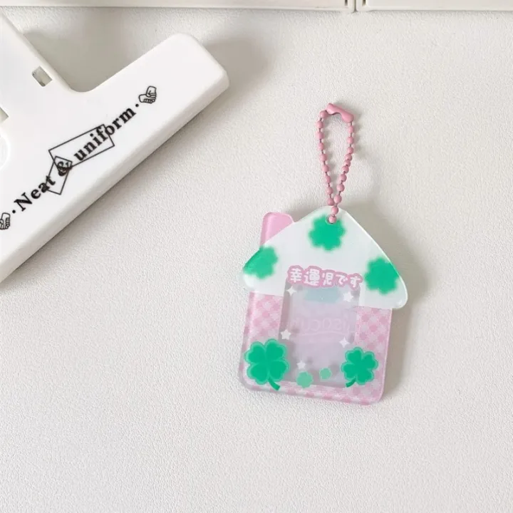 Four%20leaf%20clover%20card%20holder,%20student%20one%20inch%20ID%20photo%20decoration%20pendant,%20keychain,%20photo%20frame%20protection%20card%20holder%20-%20Image%202