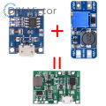 3.7V 4.2V Lithium Li-ion 18650 Battery Charger Board DC-DC Step Up Boost Lithium Battery Charging Step-Up Board TP4056 Module. 