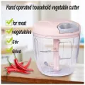 Eotia Quick Hand cutter with Sharp 3 Blade for Vegetable Chopper || Manual Food Chopper Processor for Onion Garlic Lettuce Tomato Hand Pulled Vegetable Cutter. 