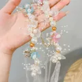Children's Garland Headband Pearl Crown Girl Princess Korean Headdress Performance Flower Girl Wedding Accessories For Kids. 