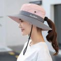 Women'S Summer Sun Hat with Large Brim Breathable and Foldable Sun Protection Fisherman'S Hat Beach Hat Outdoor Fishing Hat.