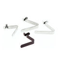 10Pcs Snap Locking Kayak Paddle Spring Clip Tent Pole V-shaped Tube Inner Telescopic Positioning 5-5.5mm. 