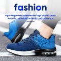 Air Cushion Work Safety Shoes Men Construction Shoes Breathable Lightweight Work Sneakers Anti-Smash Steel Toe Safety Boots.