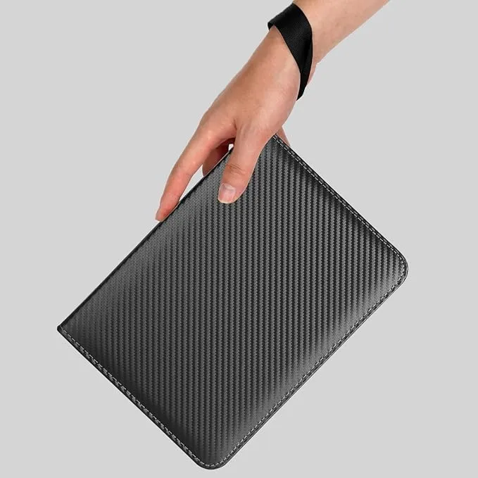 4-Pocket%20Card%20Binder%20(400%20Cards)%20%E2%80%93%20Carbon%20Fiber%20PU,%20Black/Blue%E2%80%8B%E2%80%8B%20%20Professional%20storage%20for%20%20TCG%20&%20gaming%20cards.%20Collector's%20-%20Image%204