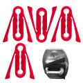 Silicone Car Door Latch Protective Covers 4Pcs/set Shock Absorption door lock buckle pad anti-collision shock absorber pad.