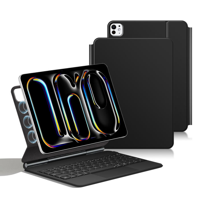 HUWEI%20Smart%20Pogo%20Pin%20Keyboard%20case%20for%20iPad%20Air%2011%202025%20M3%20for%20iPad%20Air%206%2011%202024%20Pro%2011%202018-2024%20Air%204%20Air%205%20Trackpad%20Keyboard%20-%20Image%204