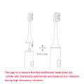 Original Xiaomi MIJIA Sonic Electric Toothbrush Head T300 T500 T500C  Replacement Toothbrush Heads. 