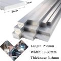 1pcs 6061 Aluminium Flat Bar Thickness 3mm 4mm 5mm 6mm 8mm   Rectangular Flat Bar Square Rod Plate Metal Strip Solids. 
