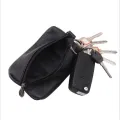 Genuine Leather Man Key Wallets Short Women Men Key Holders Keys Organizer Zipper Car Key Chain Wallet Keychain Housekeeper. 
