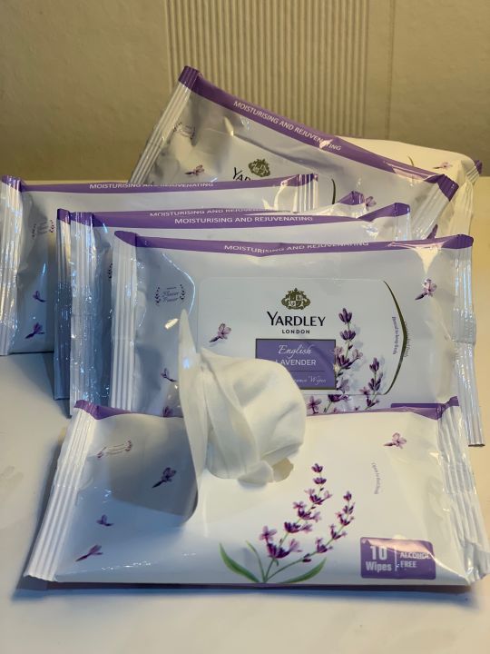 10%20sheets%20of%20natural%20fragrance%20in%20very%20beautiful%20and%20cute%20packaging%20Yardley%20moisturizing%20and%20rejuvenating,%20fine%20fragrance%20wipes,%20lavender%20with%20no%20alcohol,%2010%20wipes%20per%20packaging.%20-%20Image%204