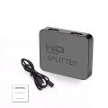 1x2 4K HDMI Splitter - 1 Input 2 Output Video Distributor for Dual Monitor, PC,Projector,Laptop,4K@60Hz HD Amplifier Switch Box.