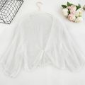 Zik Hekiy Women Chiffon Shawl Short Section Small Shawl Sunscreen Clothing Female Summer Cardigan Small Jacket Thin Section Top. 