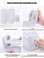 2/4/8PCS Space Saving Shoe Rack 2-Layer Adjustable Expandable Shoe Shelf for Closet Easy Assembly Shoe Organizer. 