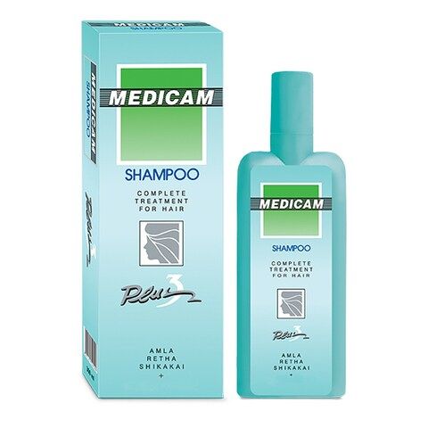 Medicam Shampoo Complete treatment for hair .Amla ,retha + Sikakahi and Conditioner