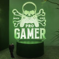 3D Lamp NEON GAMER LED Night Light Gaming Setup Cute USB Gaming Room Children's Lamps Bedroom Decoration Personalized Gifts Toys. 