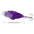 HENGJIA 1pcs Fishing Lure Bass Cicada Pesca 6g 4.2cm Simulation Insects Hard Bait Crankbait Fishing Wobblers Tackle.