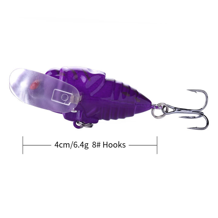 HENGJIA%201pcs%20Fishing%20Lure%20Bass%20Cicada%20Pesca%206g%204.2cm%20Simulation%20Insects%20Hard%20Bait%20Crankbait%20Fishing%20Wobblers%20%20Tackle%20-%20Image%205
