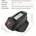 Waterproof Magnetic Motorcycle oil Fuel Tank Bag Navigation Universal Motorbike Riding Cycling Tool Backpack Portable.
