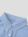 Plus Size Women's Crop Top Shirt Elegant Women's Tie-Front Long-Sleeved Shirt Solid Colour Suitable for Autumn.