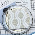 20pcs/Pac 33*33cm 2-Ply Colourful Printed Napkin High Grade European Silver Flower Wedding Hotel Folding Wine Glass Flower Paper. 