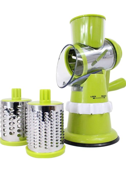Manual Rotary Cheese Grater Slicer Multifunctio...