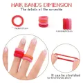 100/200PCS Women Girls Colorful Nylon Elastic Hair Bands Ponytail Hold Small Hair Tie Rubber Bands Scrunchie Hair Accessories. 