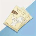 Disposable Toilet Seat Cover Portable Travel Camping Hotel Bathroom Toilet Mat Pads Degradable Soluble Water Toilet Covers Paper.