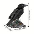NEW MOC Animal Raven Building Blocks Set Bird Model Bricks Assembly Toys Birthday Xmas . 