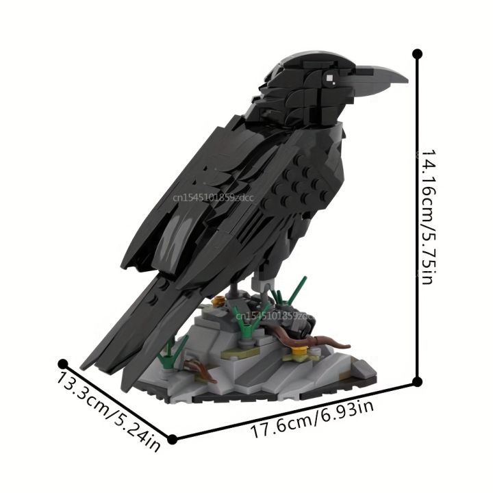 NEW%20MOC%20Animal%20Raven%20Building%20Blocks%20Set%20Bird%20Model%20Bricks%20Assembly%20Toys%20Birthday%20Xmas%20%20-%20Image%204