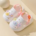 Summer Childrens Slippers Baby New Cute Flowers Soft Sole Sandals Indoor Soft Anti Slip Girl Sandals Hole Shoes Kids Beach Shoes.