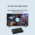 4K HDMI Quad Screen Multiviewer 4x1 1080P 4 in 1 out Multi Viewer Seamless Switcher 9 Display Modes for Laptop PC TV Camera. 