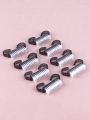 50Pcs/10Pcs Nail Cleaning Brushes Black Small Cleaner Tools Plastic Handle Powder Soft Remover Nail Art Manicure Tools.