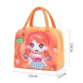 Children's Lunch Box Bag 3D Cartoon Food Storage Bag for Kid Thickened Aluminum Foil Fresh Ice Bag For Lunch Fruit StorageBox.