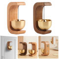 Magnetic Wood Doorbell Chime Hanging Wooden Wind Chimes Japanese Style Doorbells Decorative Loud Door Bell Home Decor. 