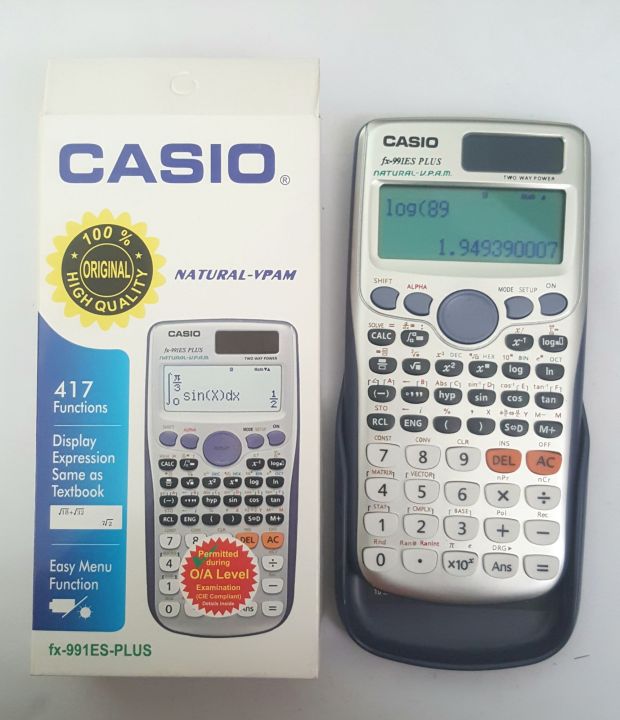 Scientific calculator fx-991es Plus with 417 functions (fabricated in thailand)