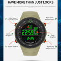 Top Men's Sports Watch 50M Waterproof Military Display Clock Man Watches LED Digital Luxury Fashion  Electronic Wristwatch  2111. 
