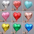 party decorations heart shape foil balloons 18" inches. 