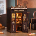 DIY Book Nook Wooden Miniature Doll House Model Kits Bookend 3D Puzzle Bookshelf Decoration For  Friends Birthday  . 