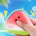 Anti-stress Squishy Watermelon Decompression Toy Soft Ice Skin Slow Rebound Decompression Squishy Stress Reliever Squeeze Toy.