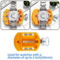 3pcs Watch Battery Replacement Kit Watch Wrench Back Remover Watch Case Rear Cover Opener And Tweezers Set. 