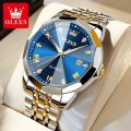 Olivs 9931 Fashion Stainless Steel Analog Wrist Watch For Men. 