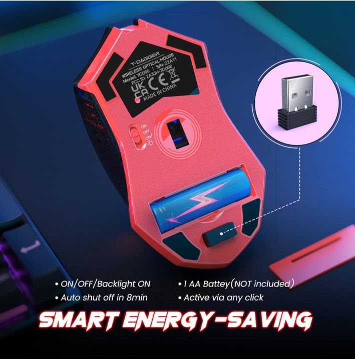 Techno%20Amazon%20UK%20Wireless%20Gaming%20Mouse%20USB%20Cordless%20with%20Red%20LED%20Backlit,%20Ergonomic%20Gamer%20Laptop%20Mouse%20with%207%20Silent%20Buttons,%205%20Adjustable%20DPI%20Plug%20&%20Play%20-%20Image%205