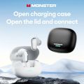 Monster MQT52 New TWS Gaming Headset Wireless Bluetooth 5.4 HIFI Stereo Music Earphones Talking Noise Canceling Earbuds with Mic.