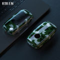 ABS Carbon Fiber Car Key Case Cover Shell For VW Volkswagen Polo Golf Passat Beetle Tiguan Seat Leon Altea Skoda Octavia Kodiaq.