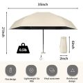Mini UV Umbrella - Lightweight Folding Parasol Sunny Umbrella ,Reinforced Frame Portable Kids/Ladies' Sunshade Umbrella. 