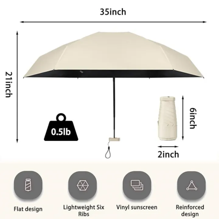 Mini%20UV%20Umbrella%20-%20Lightweight%20Folding%20Parasol%20Sunny%20Umbrella%20,Reinforced%20Frame%20Portable%20Kids/Ladies'%20Sunshade%20Umbrella%20-%20Image%202