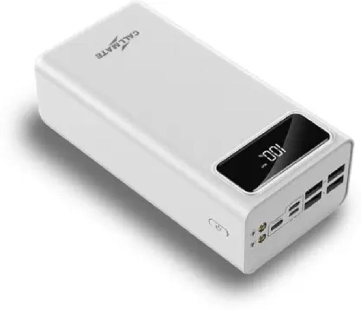 P5 50000Mah Power Bank - 3 Built-in Cables - 3 Input 4 Usb Output Multifunctional Ultra large capacity Power bank LED Lights - LCD Display