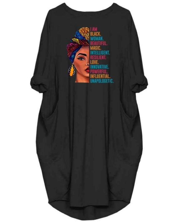 Plus%20Size%20Women%20Short%20Sleeve%20O-Neck%20Loose%20Casual%20Dresses%20-%20Image%203