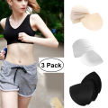 3pairs Womens Removable Cups Bra Inserts Pads Replacement Breast Enhancers Padding For Bikini Swimsuits Sports Bra.