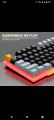 K26 lightning wired keyboard with 104 keys RGB lightning in different kinds of colour. 